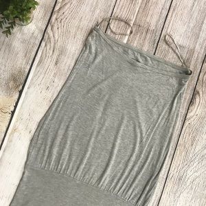 Topshop tube top sz10 gray